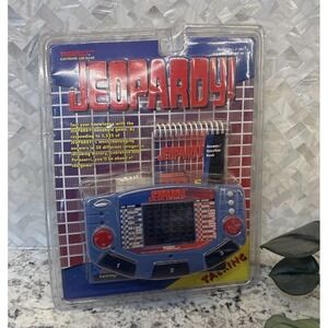 Jeopardy Vintage 1995 Tiger Electronics Handheld Electronic LCD Game New Sealed